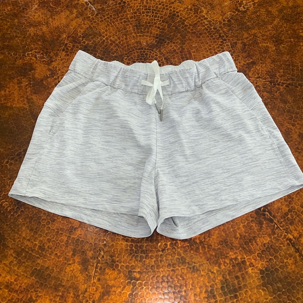 lululemon athletica Light Gray Heather Athletic Shorts